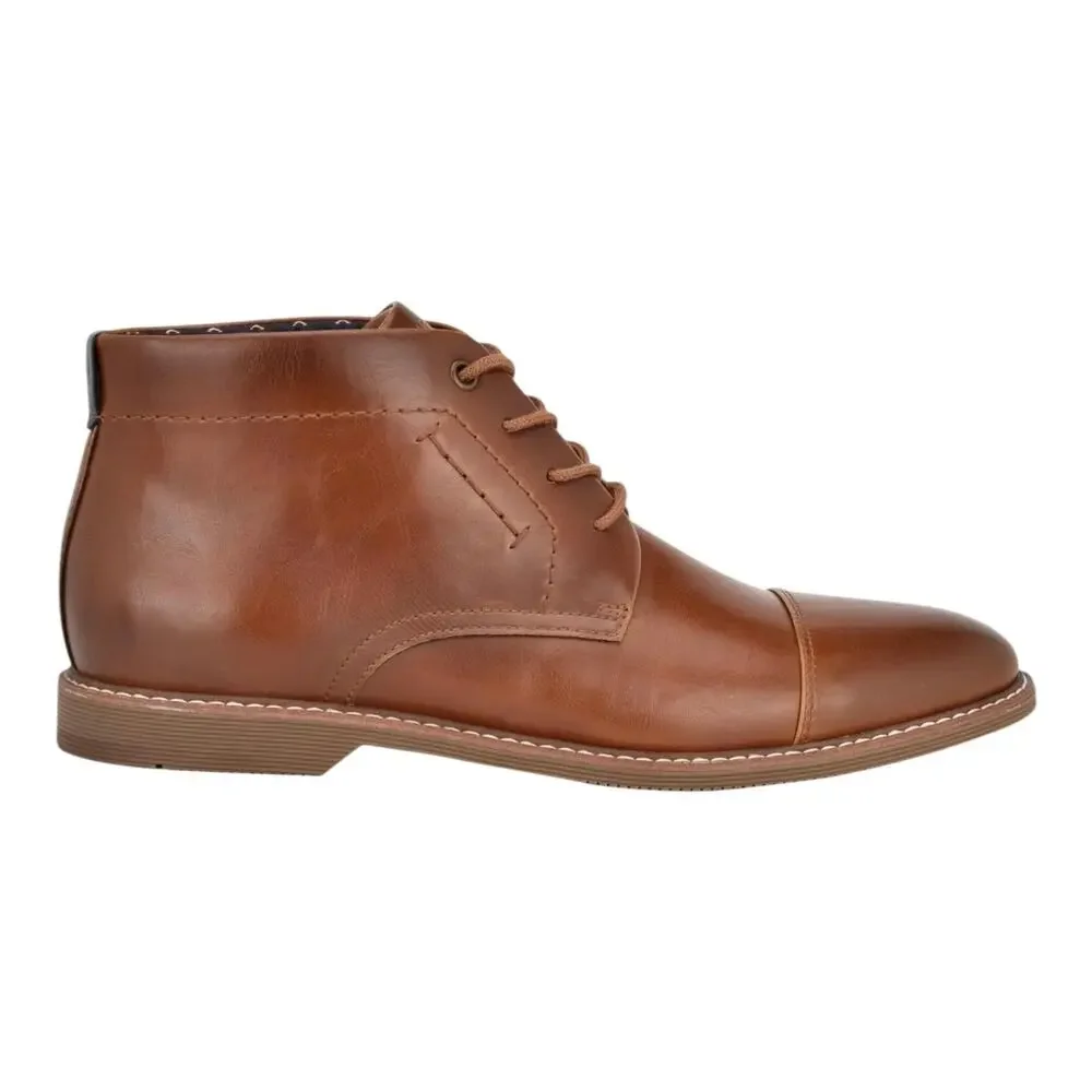 Tommy Hilfiger Men's Rawstin Cap Toe Chukka Boots Brown Size 9 1/2
